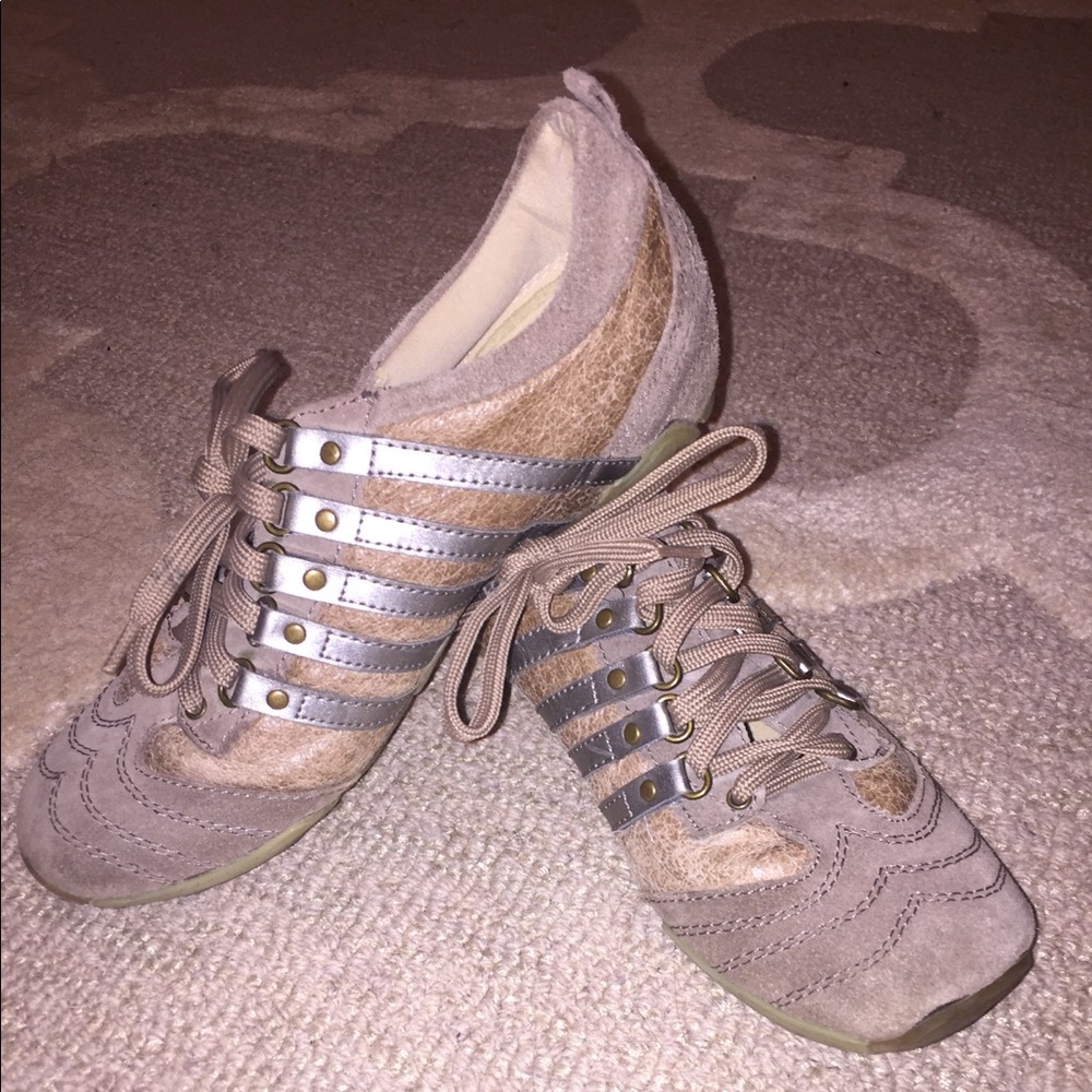Buckle Suede Shoes